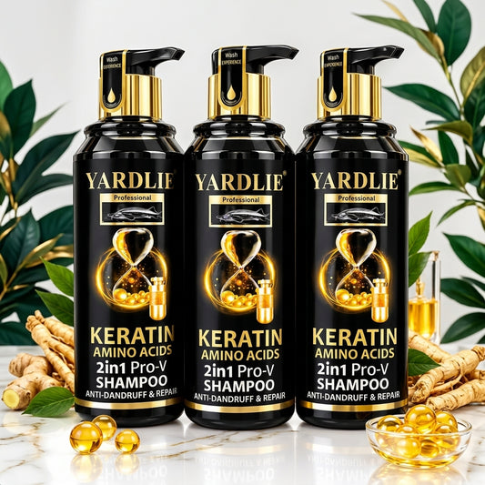 YARDLIE Keratin Amino Acids 2in1 Pro-V Shampoo - Anti-Dandruff & Repair